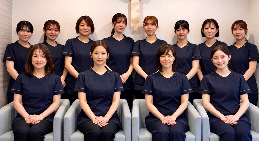 和歌山市新在家の歯医者「とくつファミリー歯科クリニック」スタッフ写真